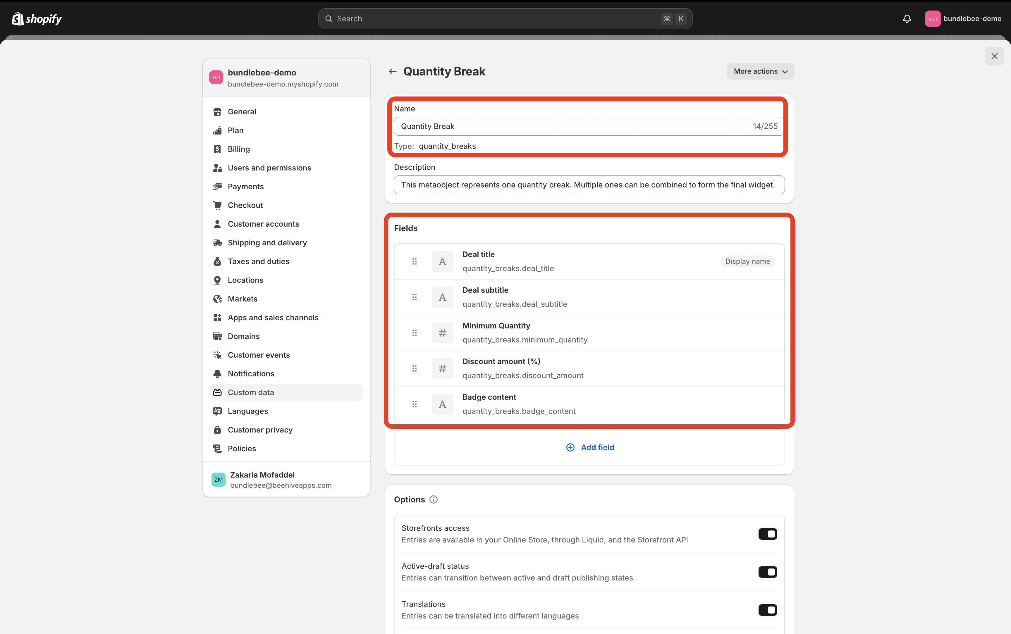 Instructions to find the correct settings