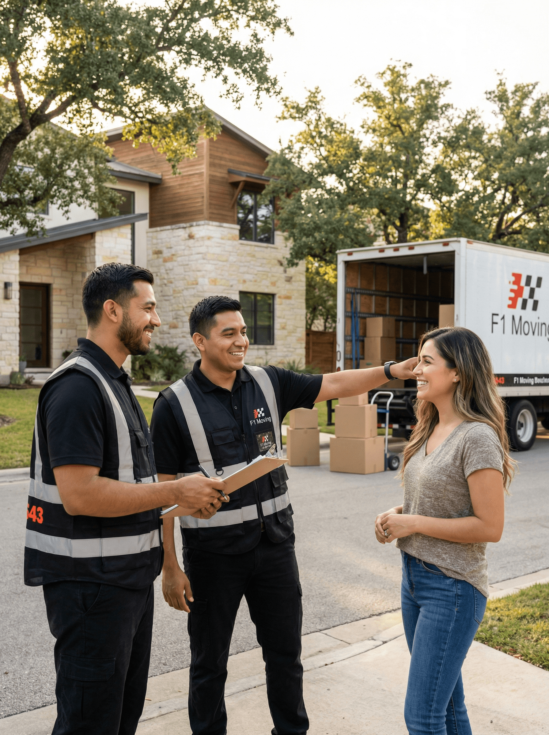 experienced movers in Austin Texas packing and protecting household items