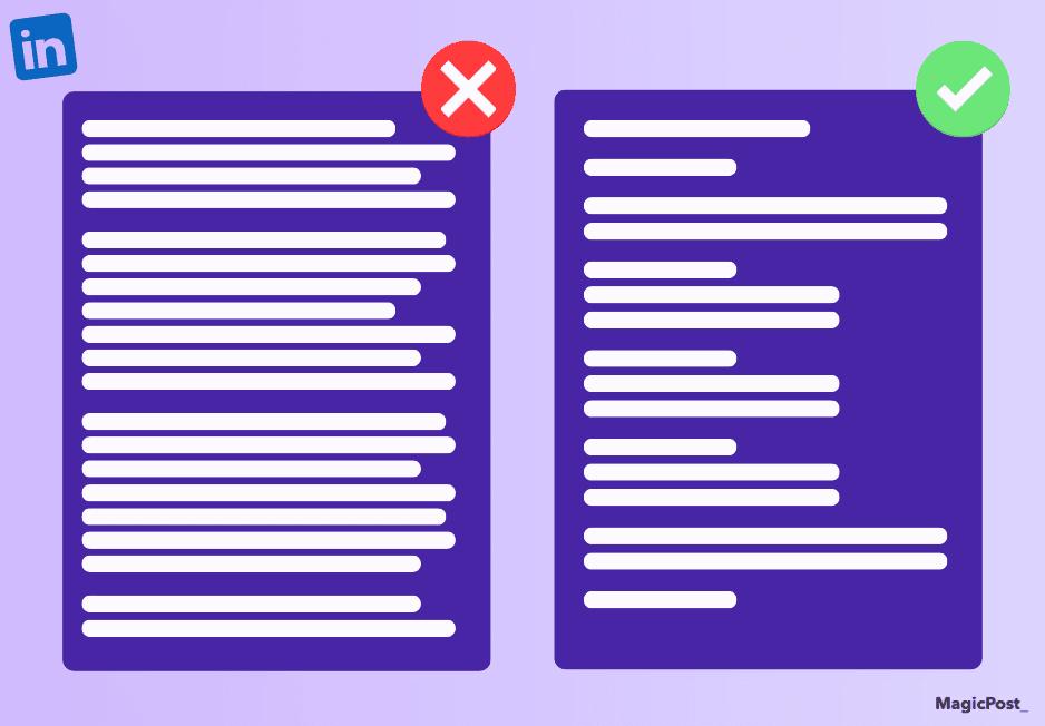 bold text for linkedin