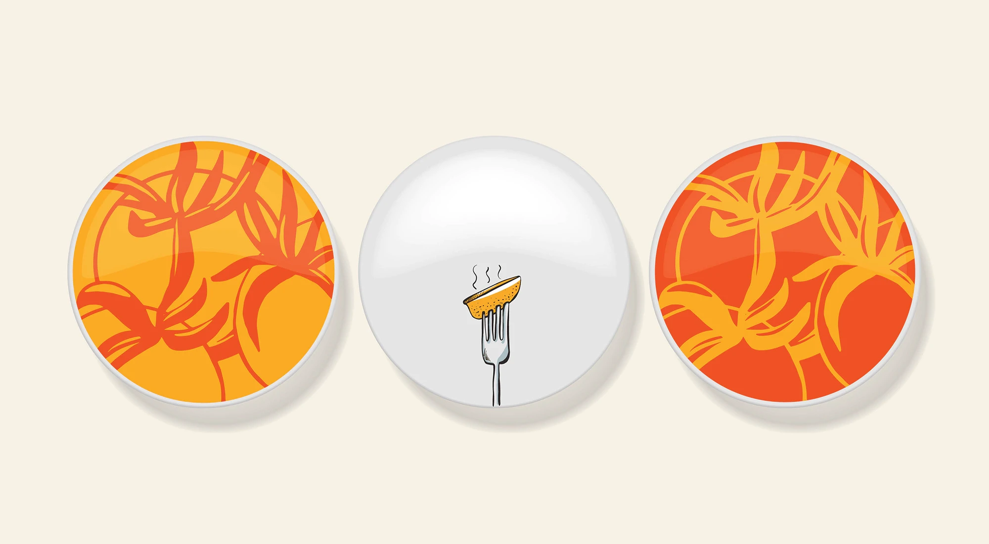 breakfast & brunch restaurant plate design