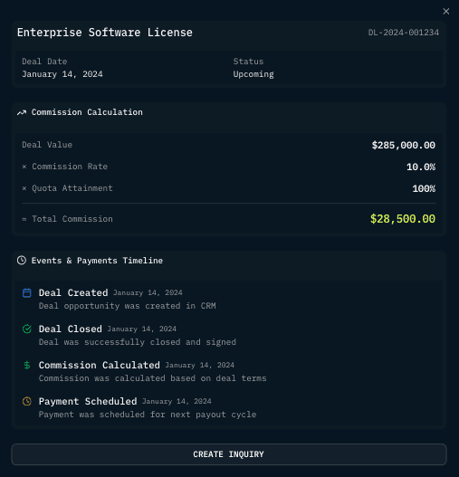 An image of Freelio's budget ui