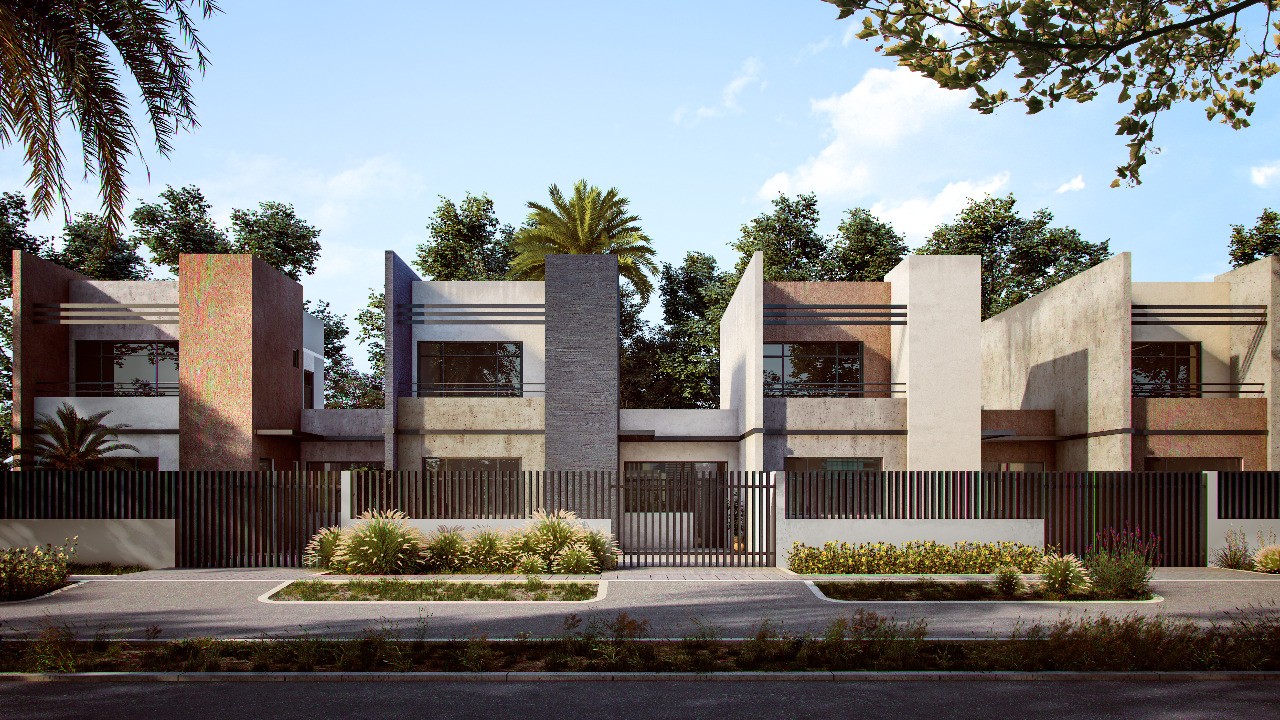 house interior with stairs and wall tiles