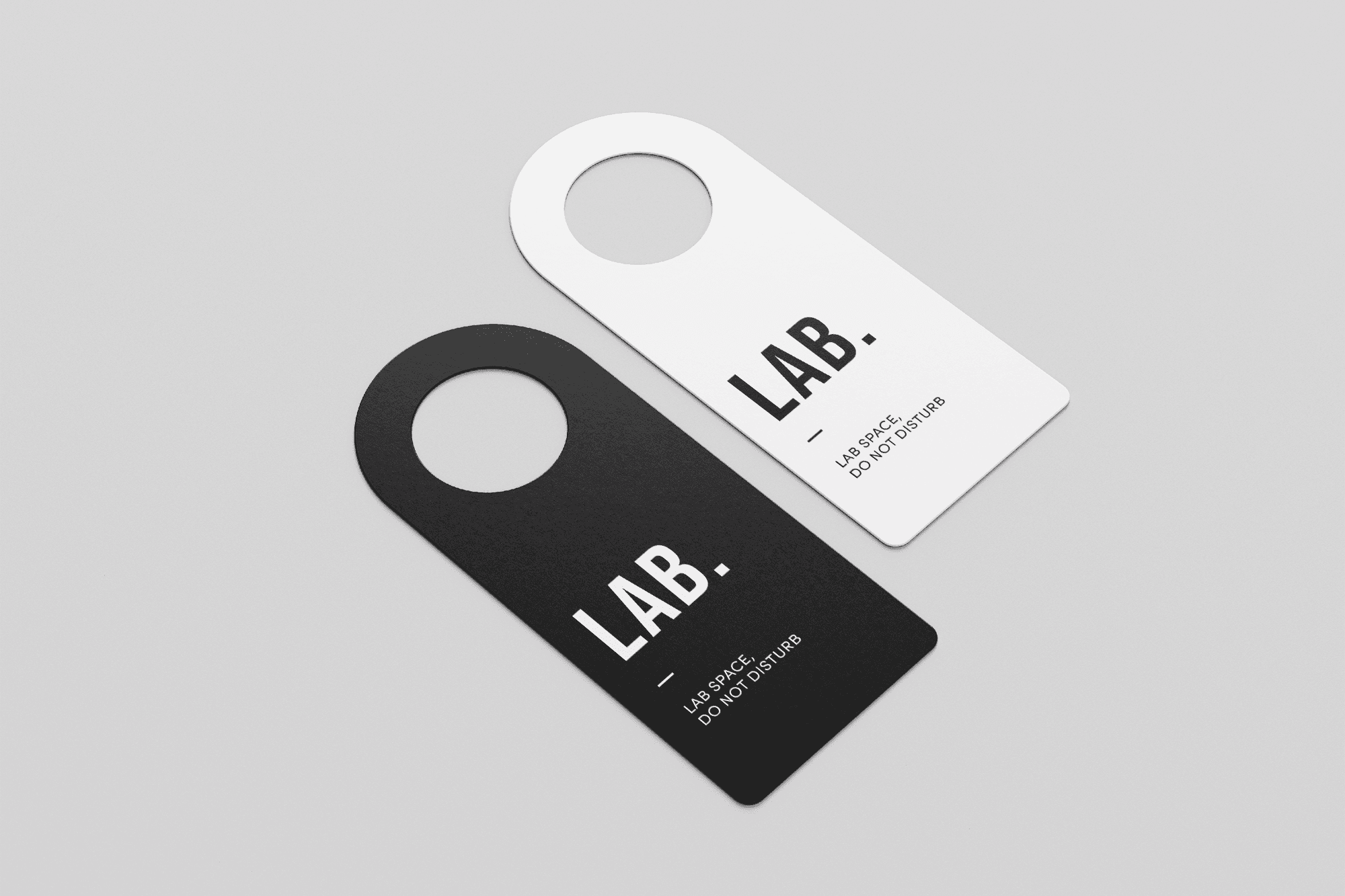 LAB's do not disturb door hanger