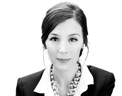 A woman portrait in black and white