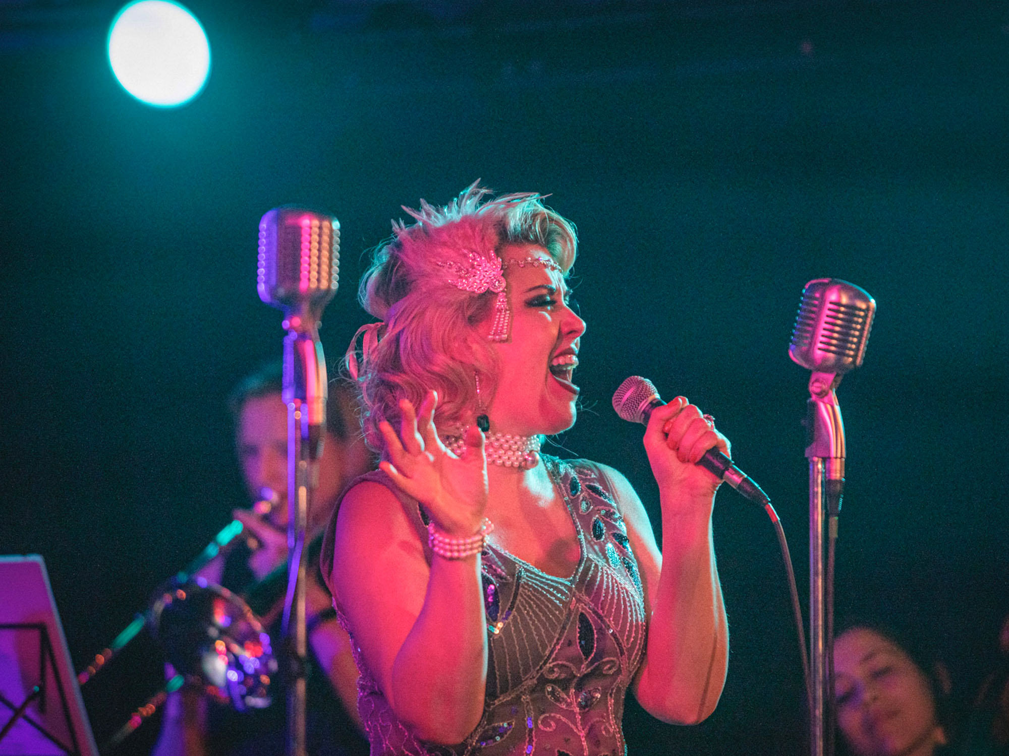 Performing live at Jazz Festival