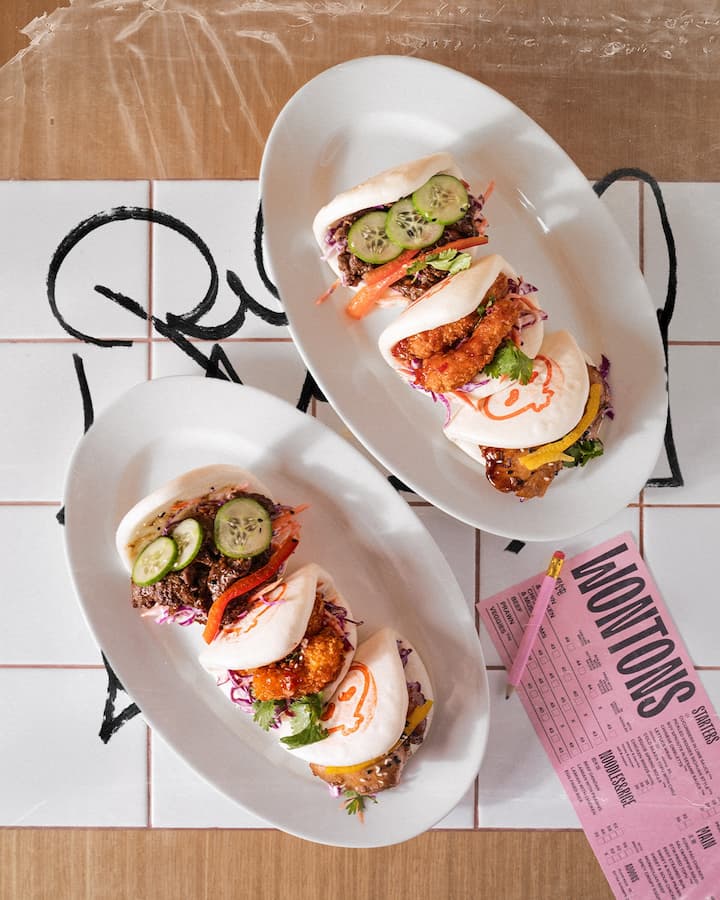 Wontoneria Asian iftar dishes served fresh.