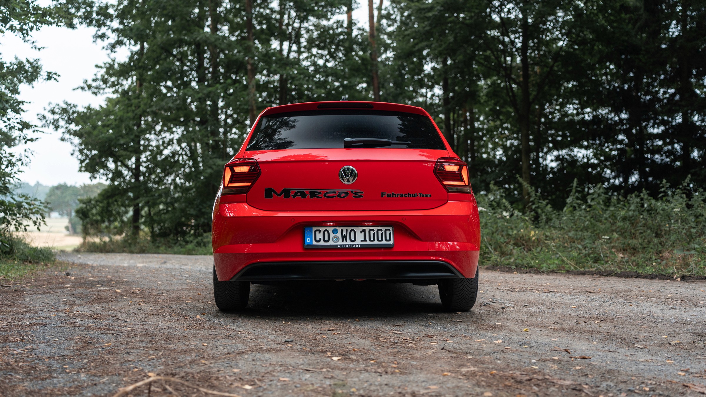 VW Polo Heckansicht – ideal für Stadtfahrten und die Ausbildung Klasse B/B197.