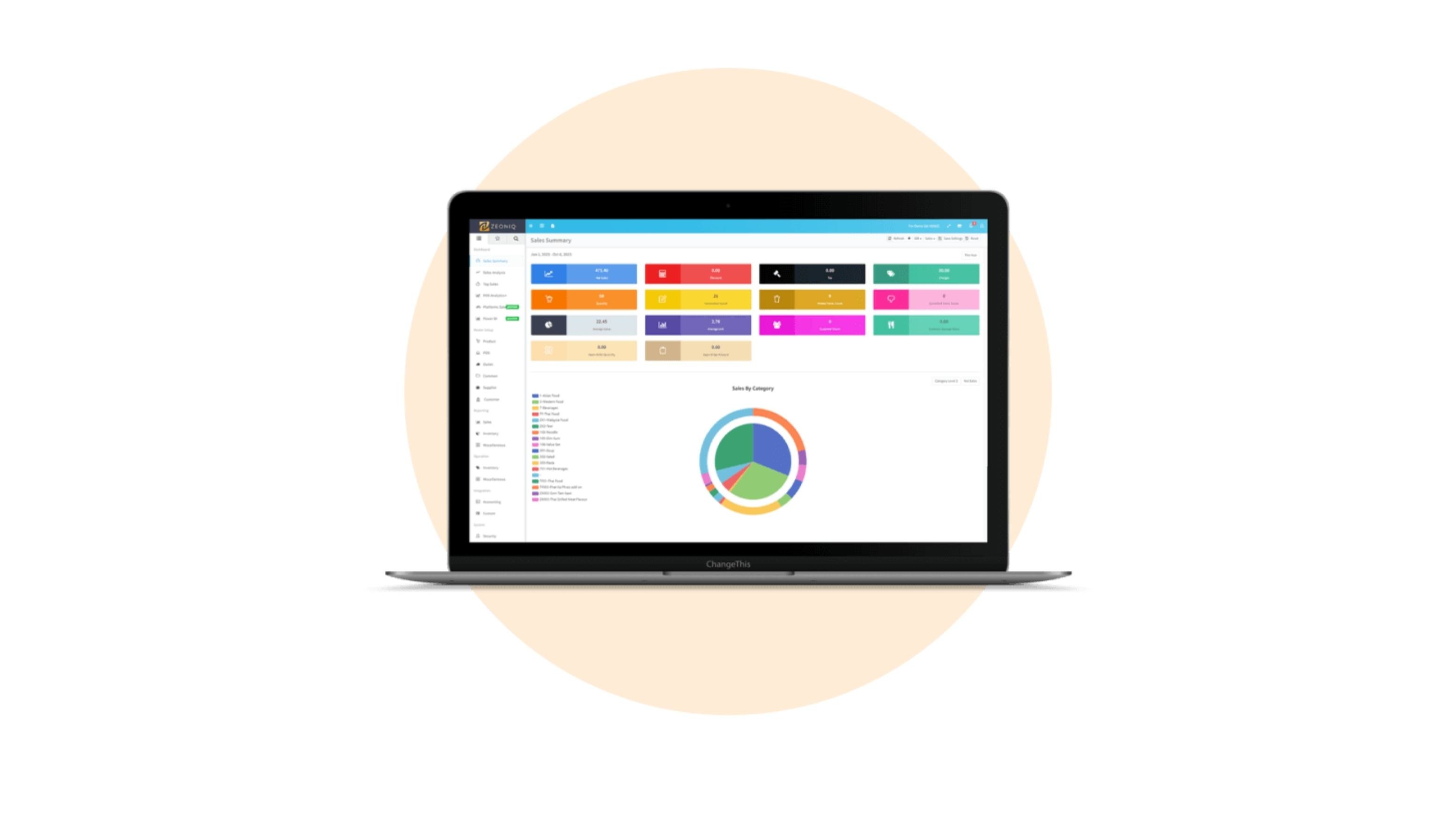 一台 Zeoniq POS 系统