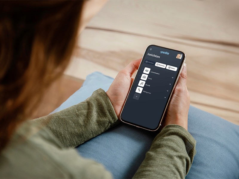 Joshua tree in a desert landscape at sunset.