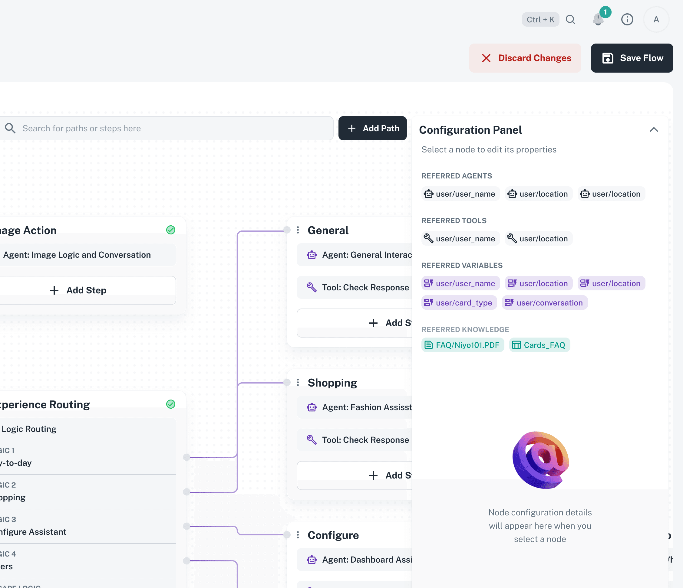 Angoor AI Flow Builder
