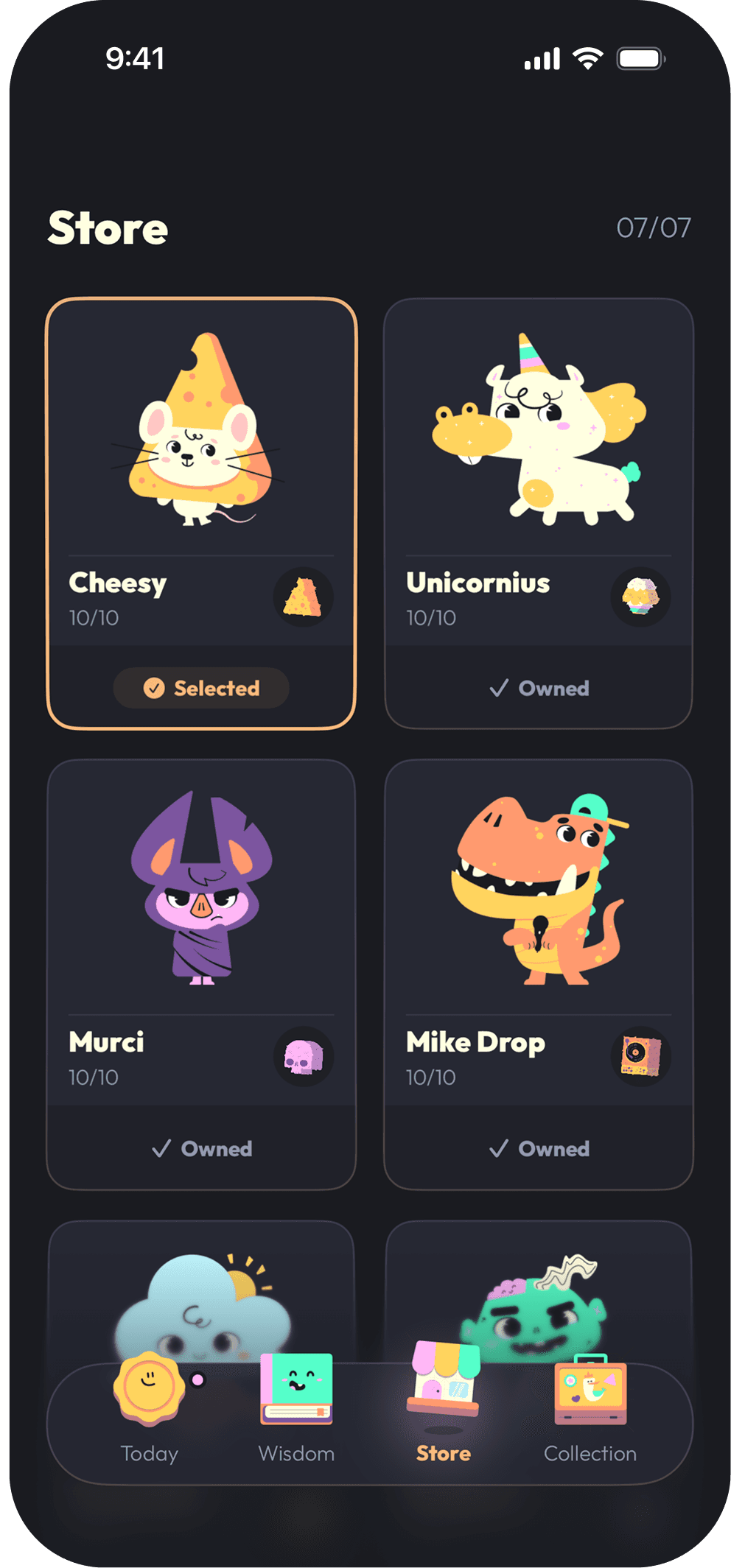 Wise Piñata app screenshot
