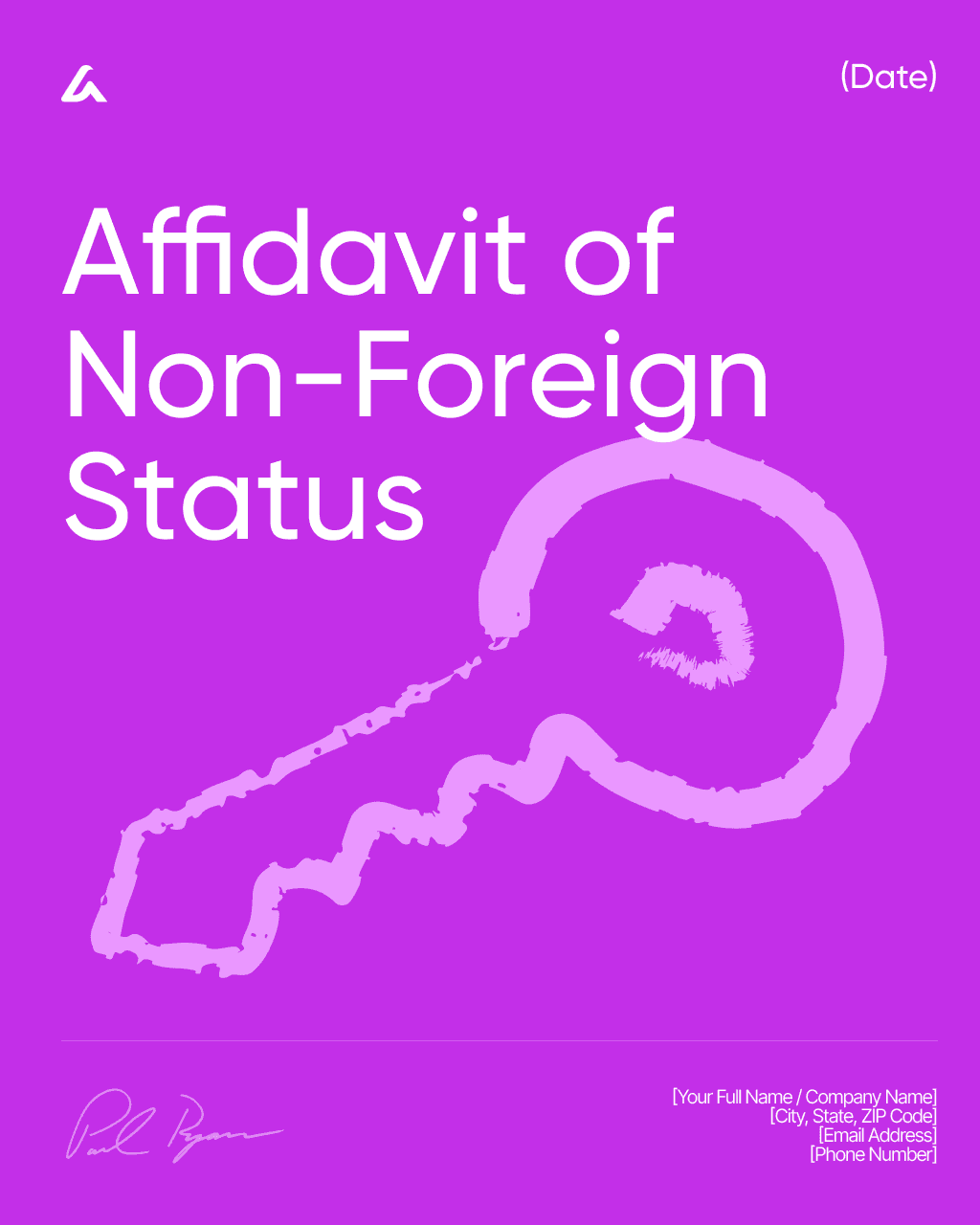 Affidavit of Non-Foreign Status