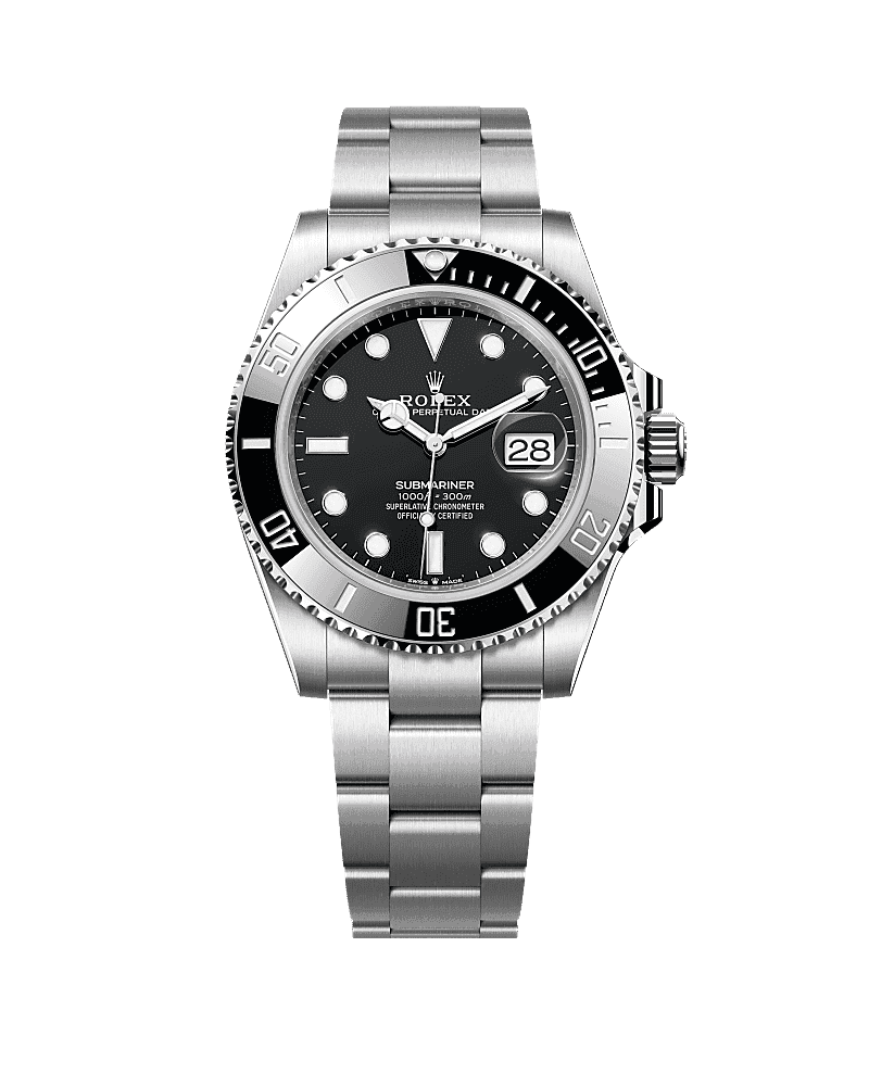Submariner Date, Oyster, 41 mm, oro giallo, Quadrante : Nero, Rolex