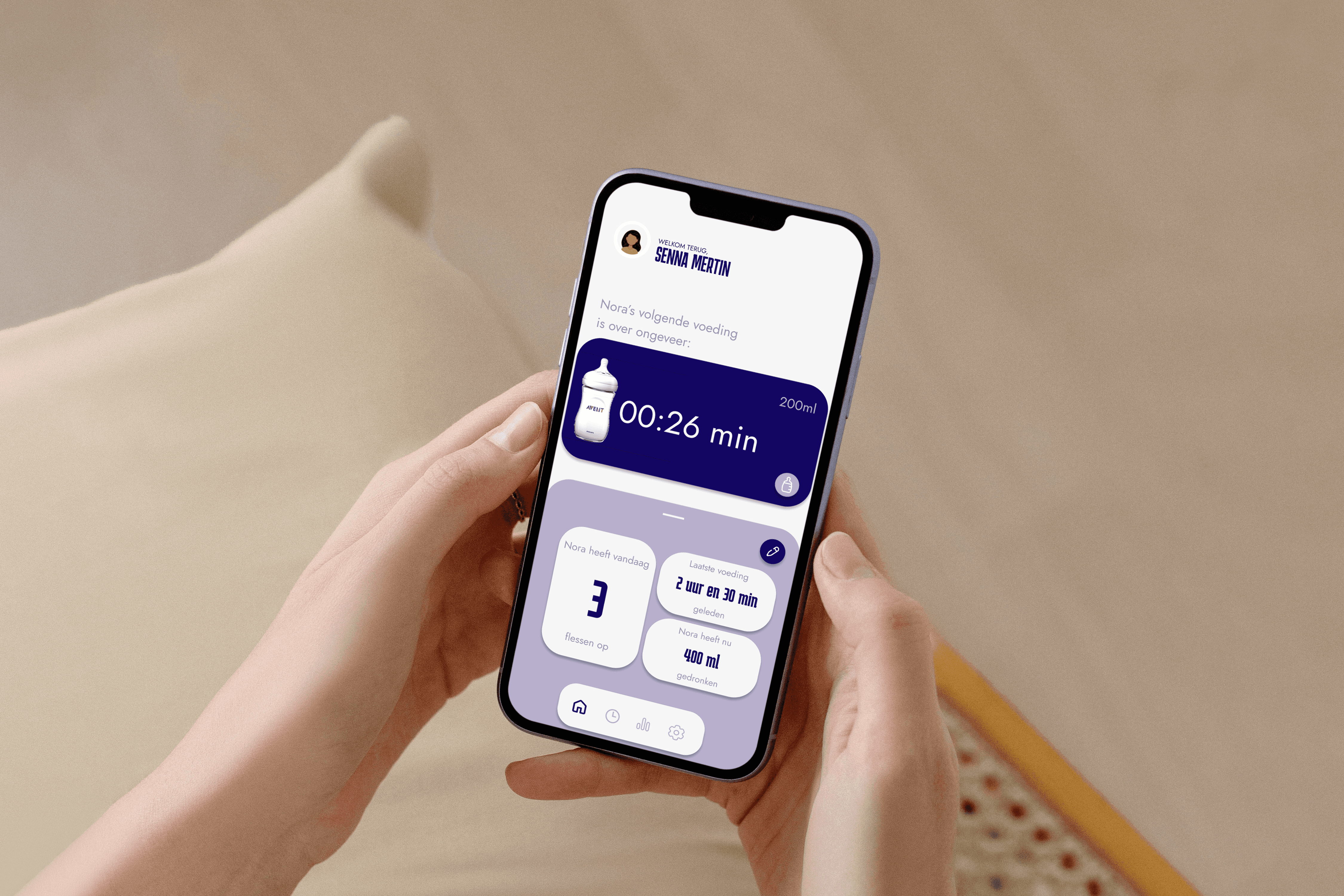 Large outdoor billboard amid trees, showing a purple-to-peach gradient background with the white text “Your mental health, simplified.” and a small purple gradient pill-shaped logo above the word “Circular.”