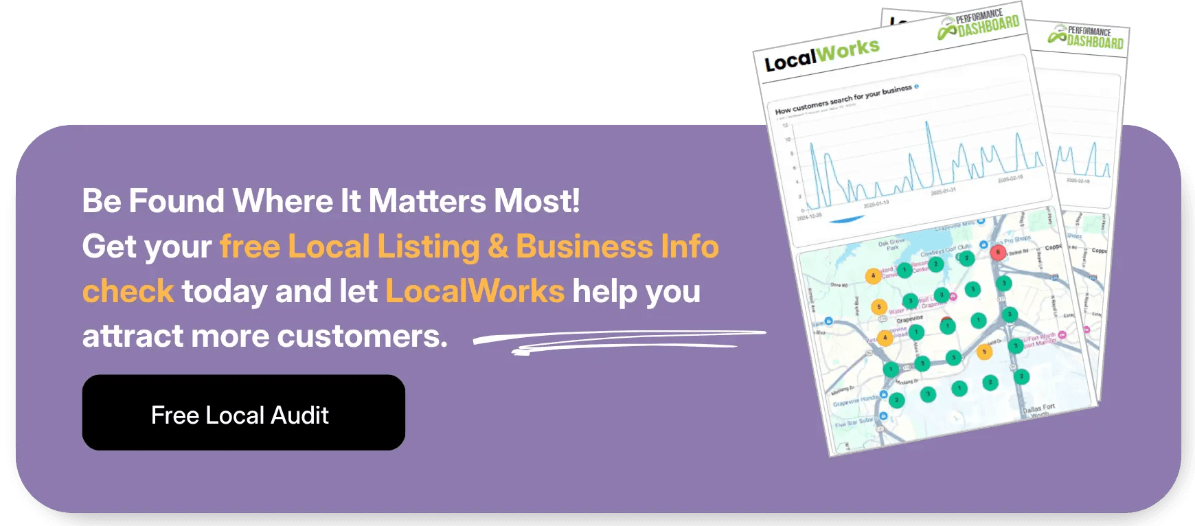 CTA block to claim a free local audit from Coozmoo