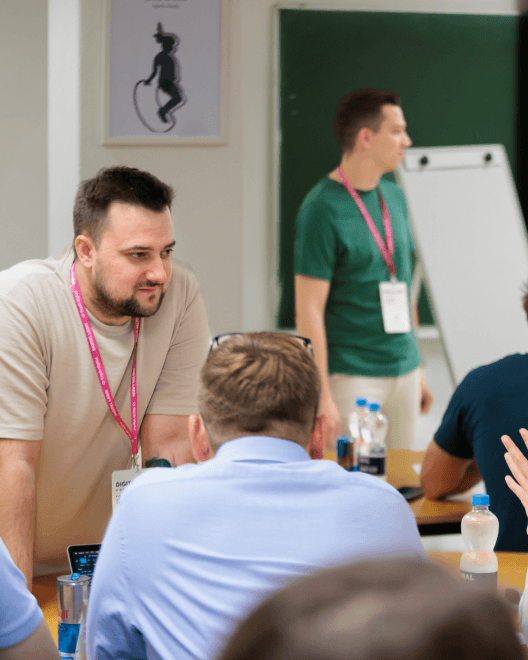 Supercharge Design team giving talks, mentoring, and connecting with the design community at conferences and workshops