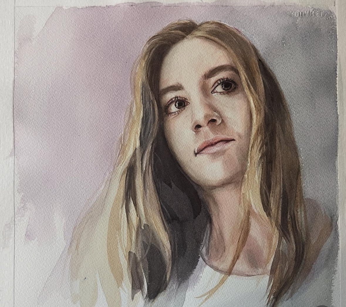 Watercolour portrait