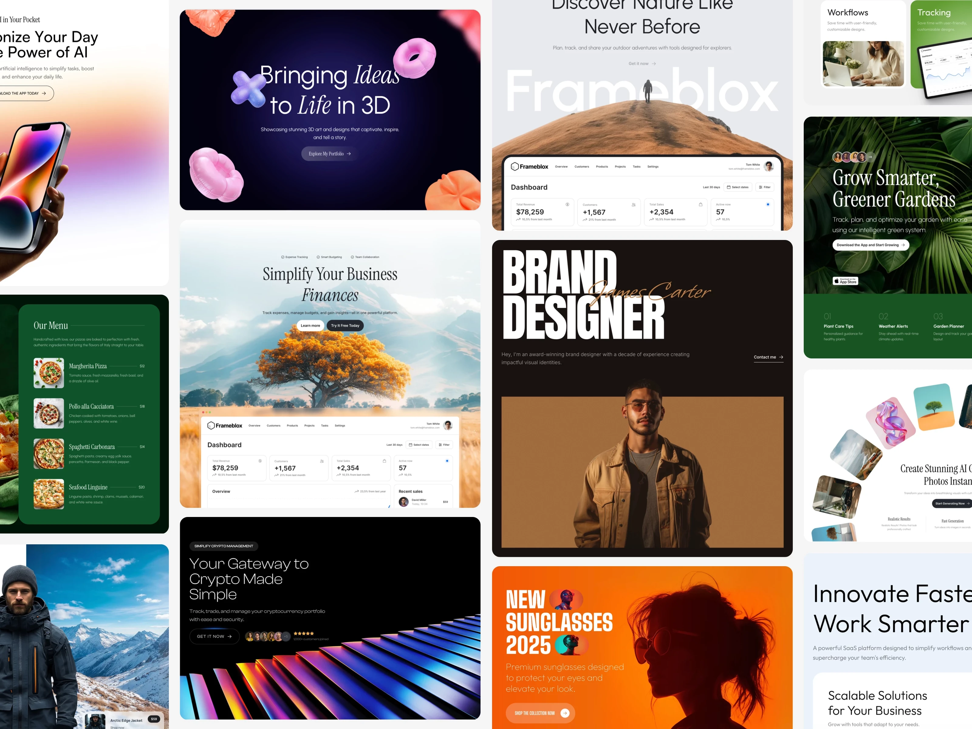 10+ Best Agency and Portfolio Framer Templates