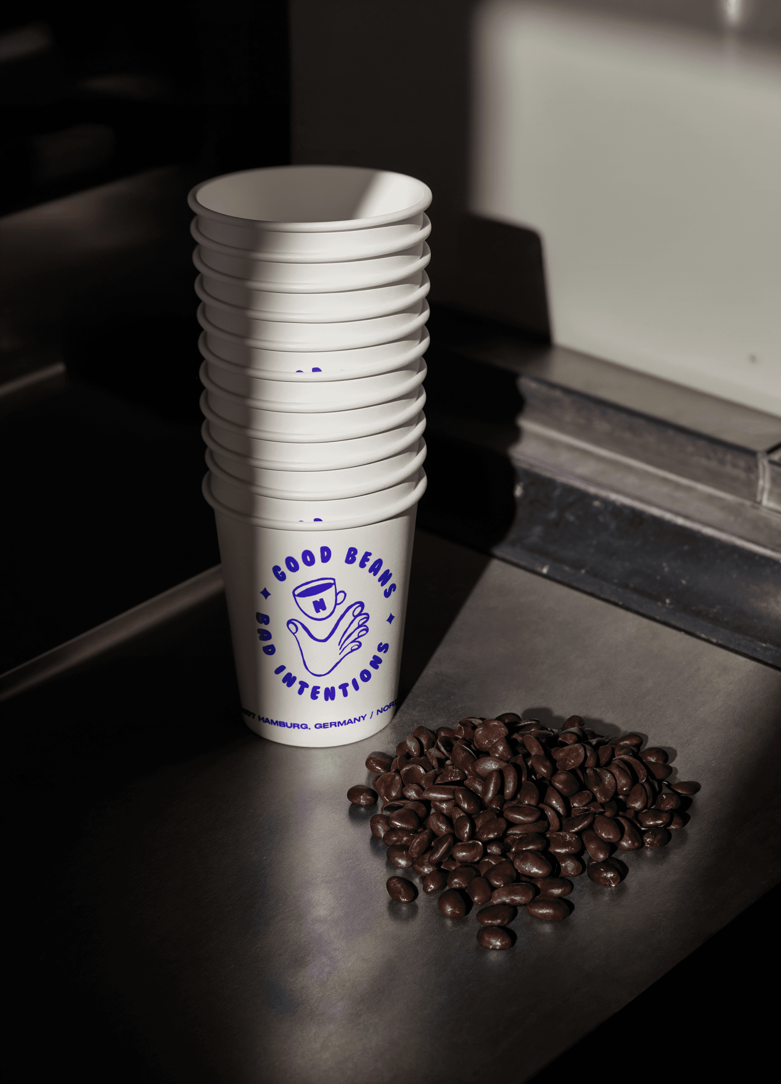 Close up of a drink being poured between friends