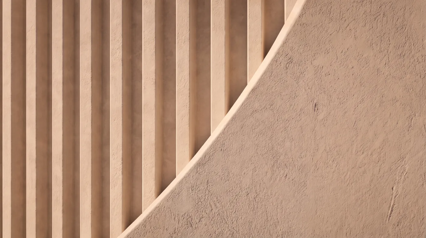 Palm Wellness, facade detail, AI-generated visualization by TERAMOK