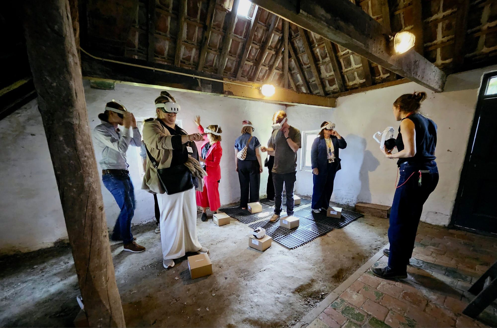 man drawing on dry-erase board