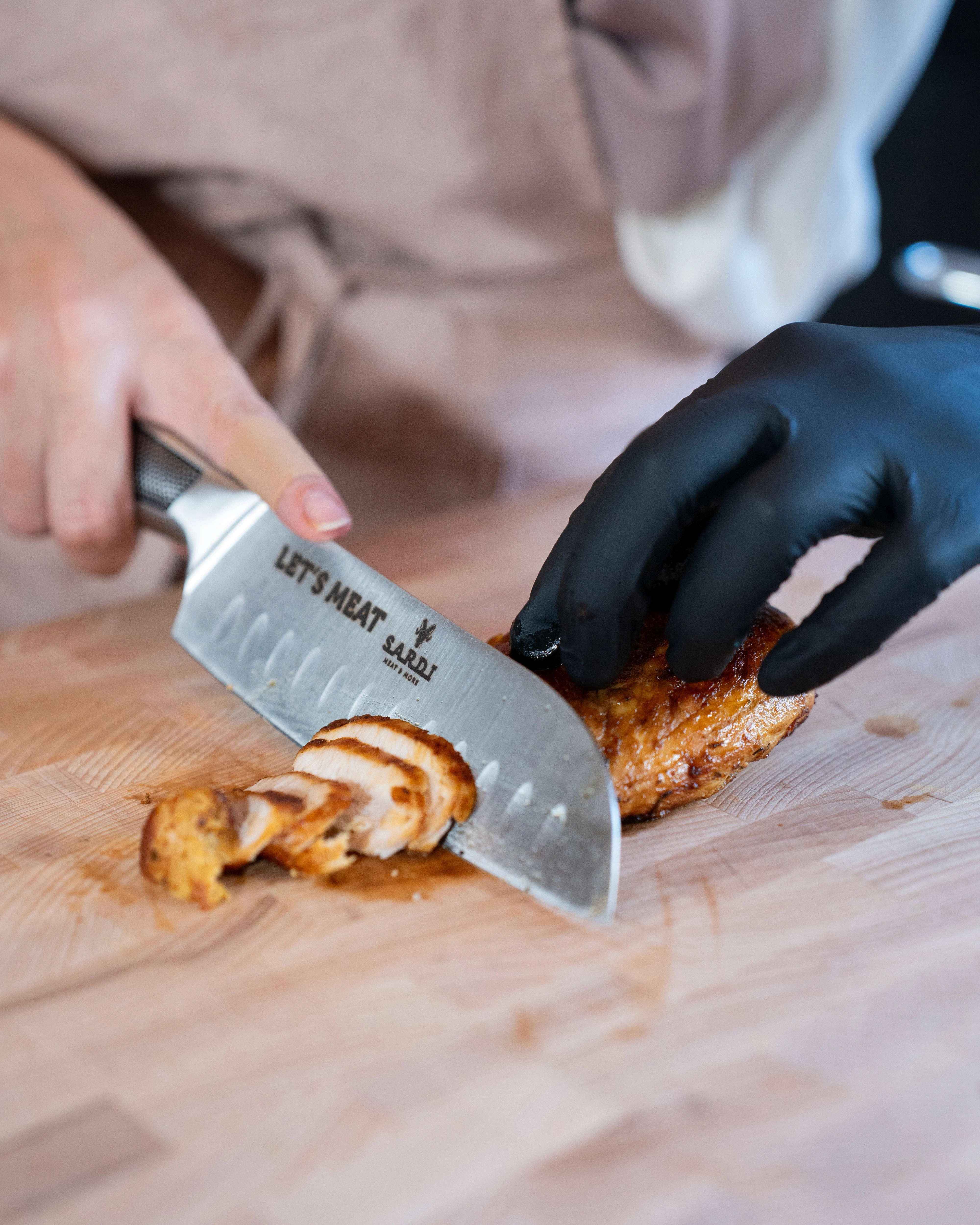 Beautifully baked bread dipped in OYM olive oil