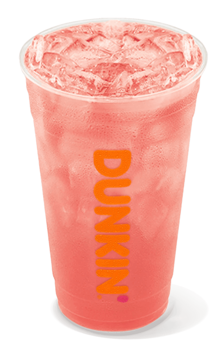 A refreshing Dunkin’ Shaken Lemonade, made with tangy lemonade, shaken with ice for a crisp and cool refresher.