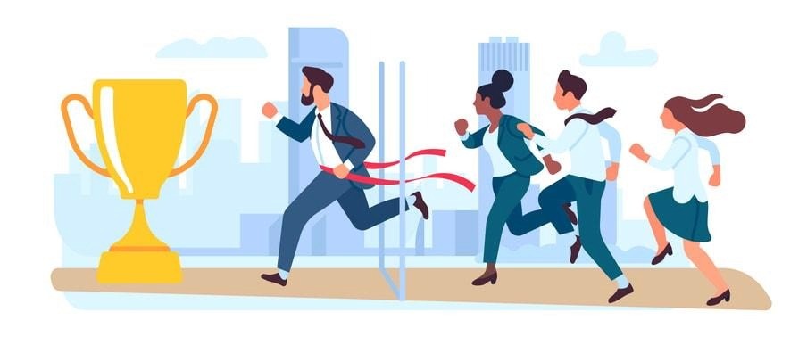 A tech sales team facing challenges in a high-pressure environment.