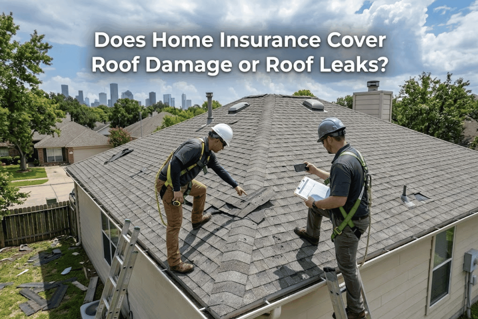 Does Home Insurance Cover Roof Damage or Roof Leaks?