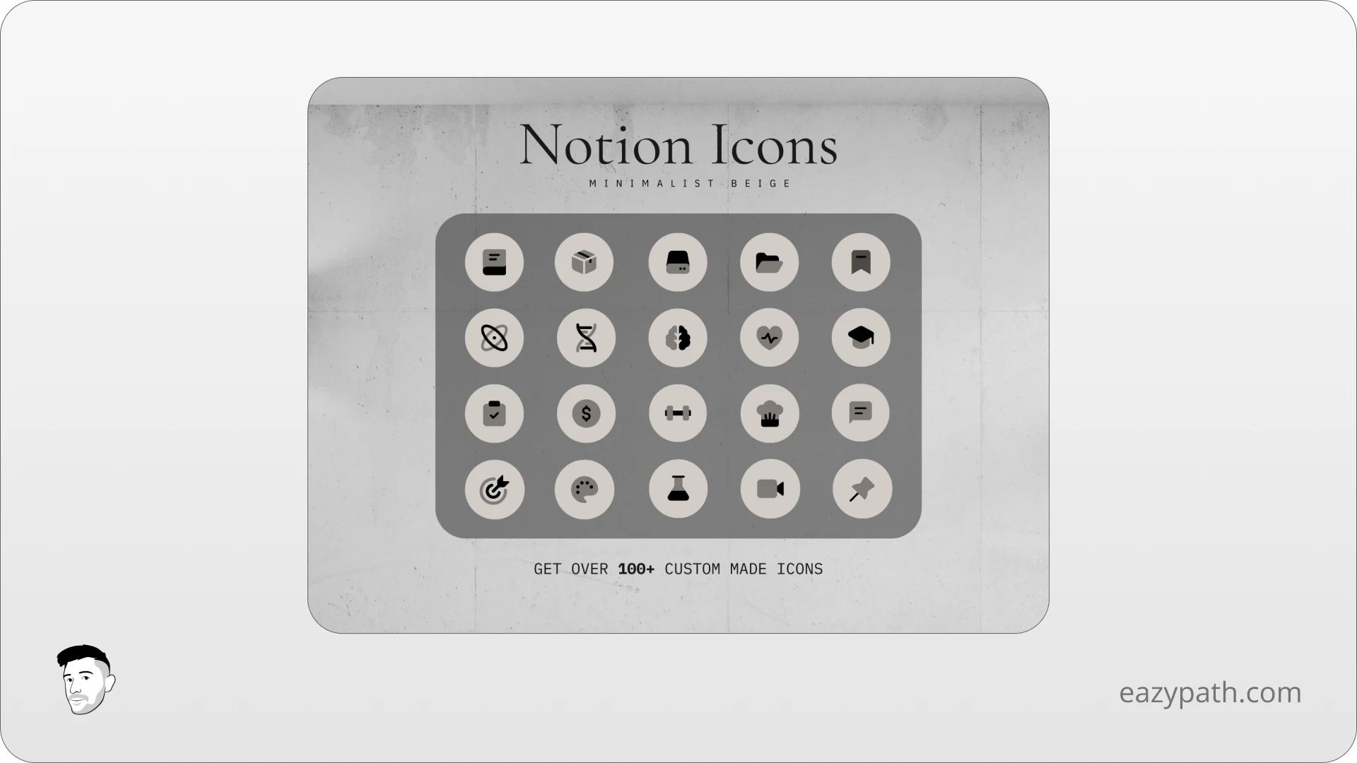 Icon Pack for Notion - Minimalist Beige