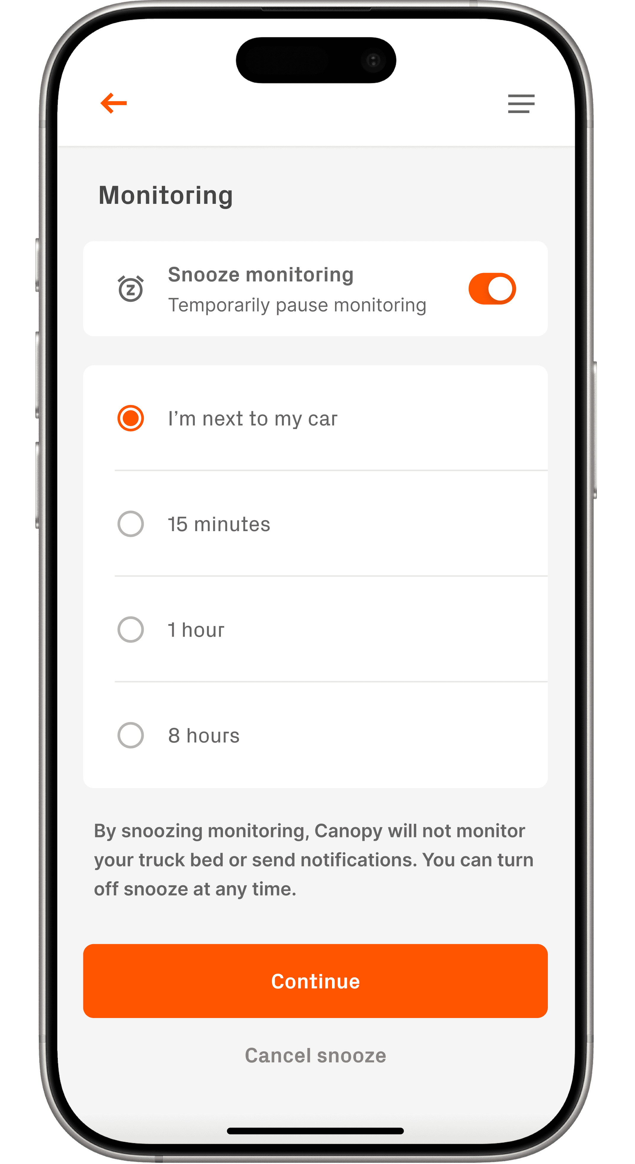 Snooze monitoring hero