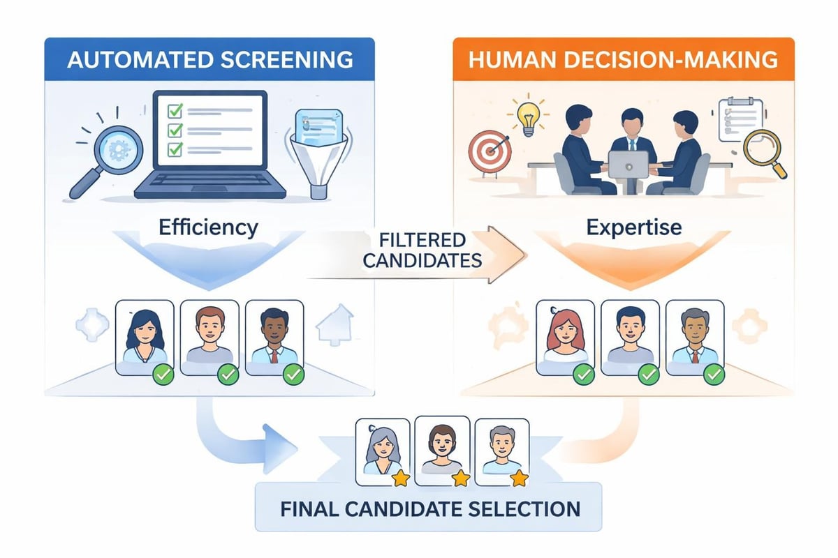 Technology and human judgment balance