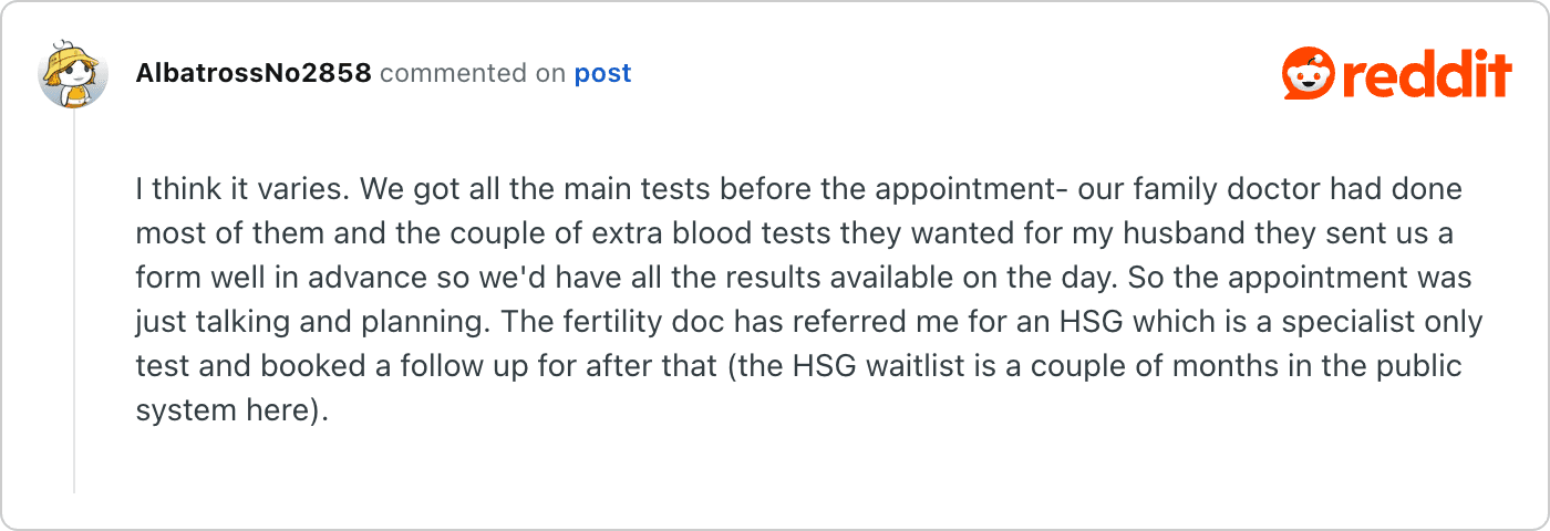 Post on Reddit