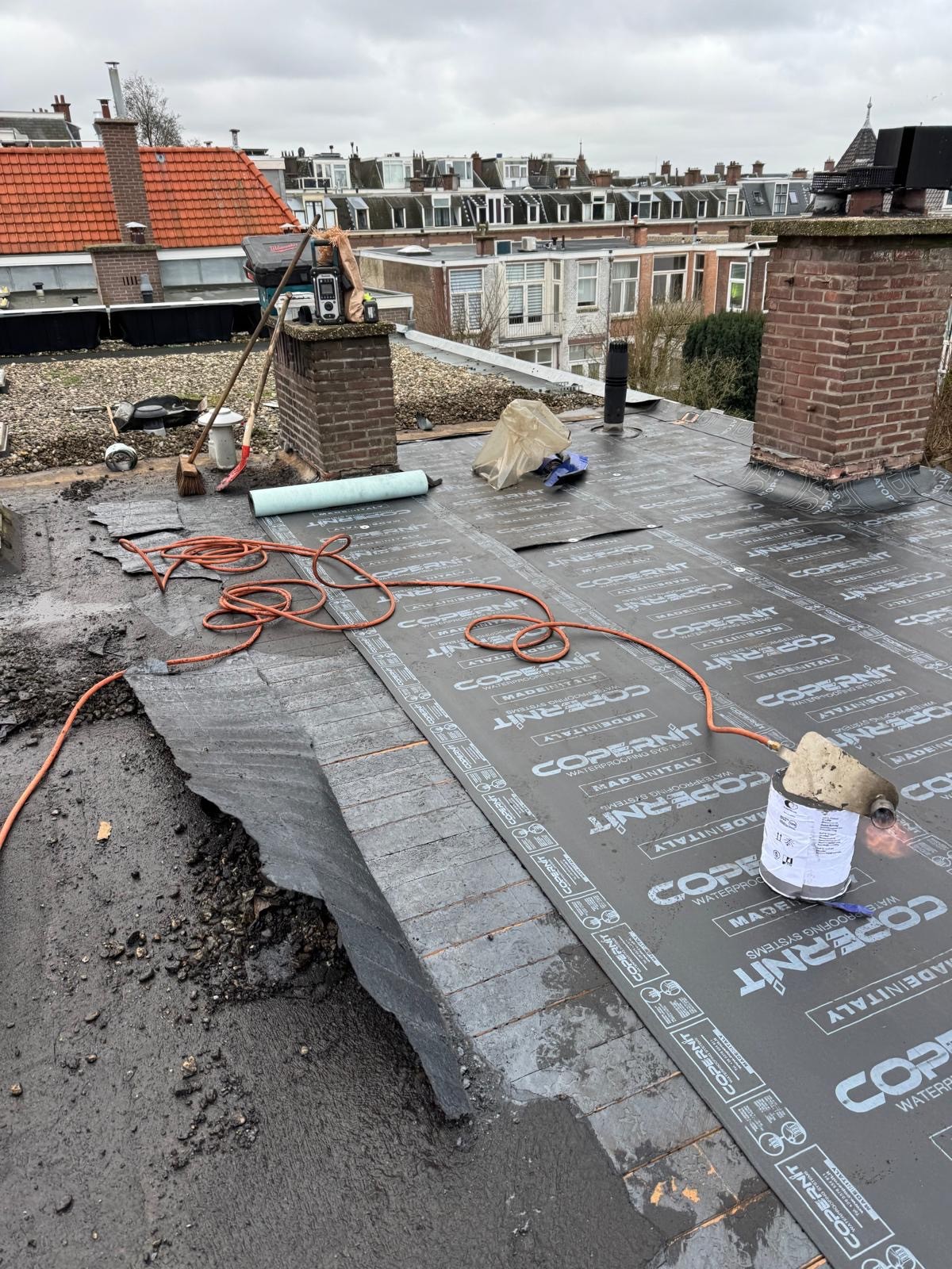 platte bitumineuze daken