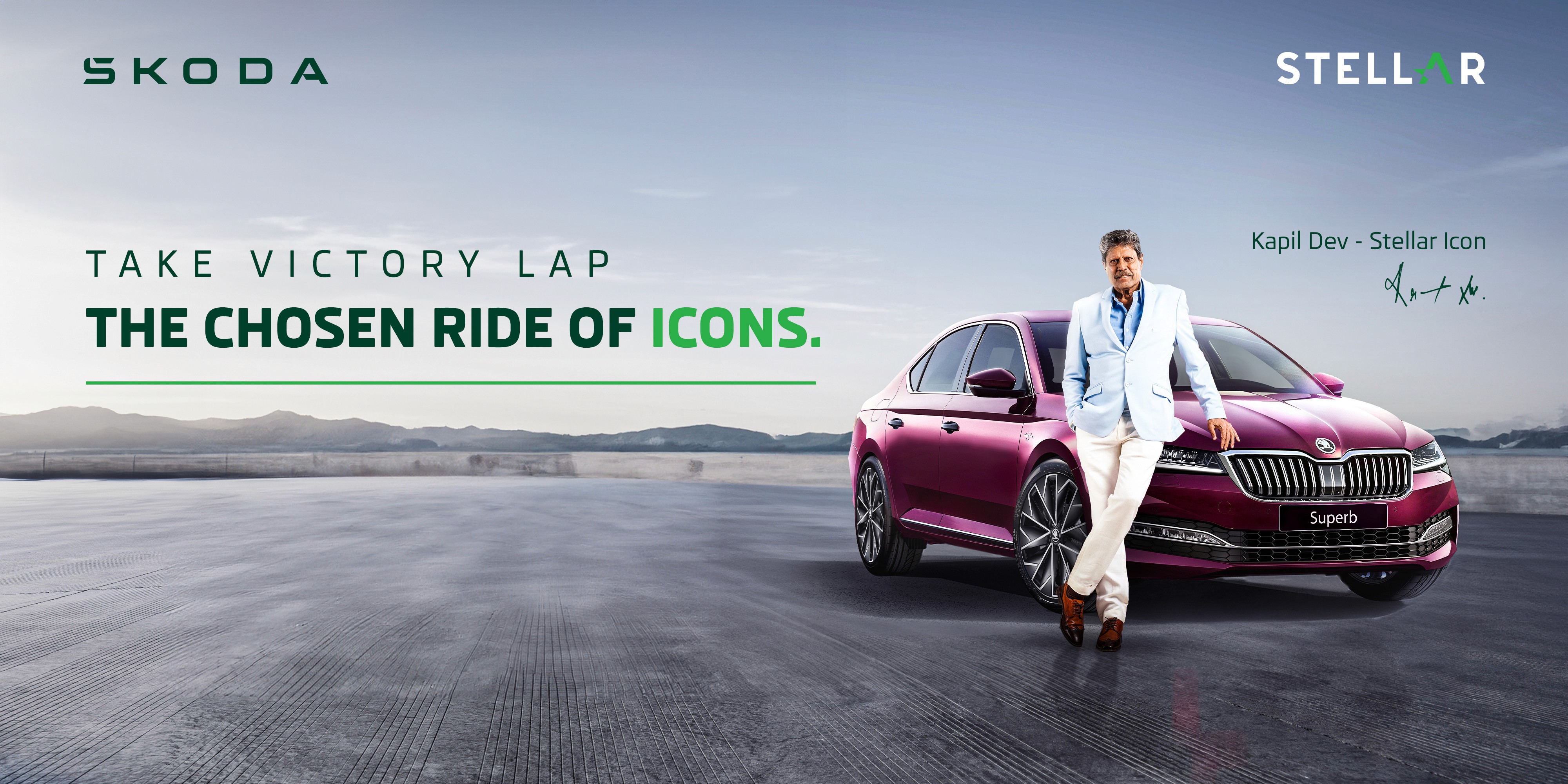 Stellar Skoda Cover Image with Kapil Dev