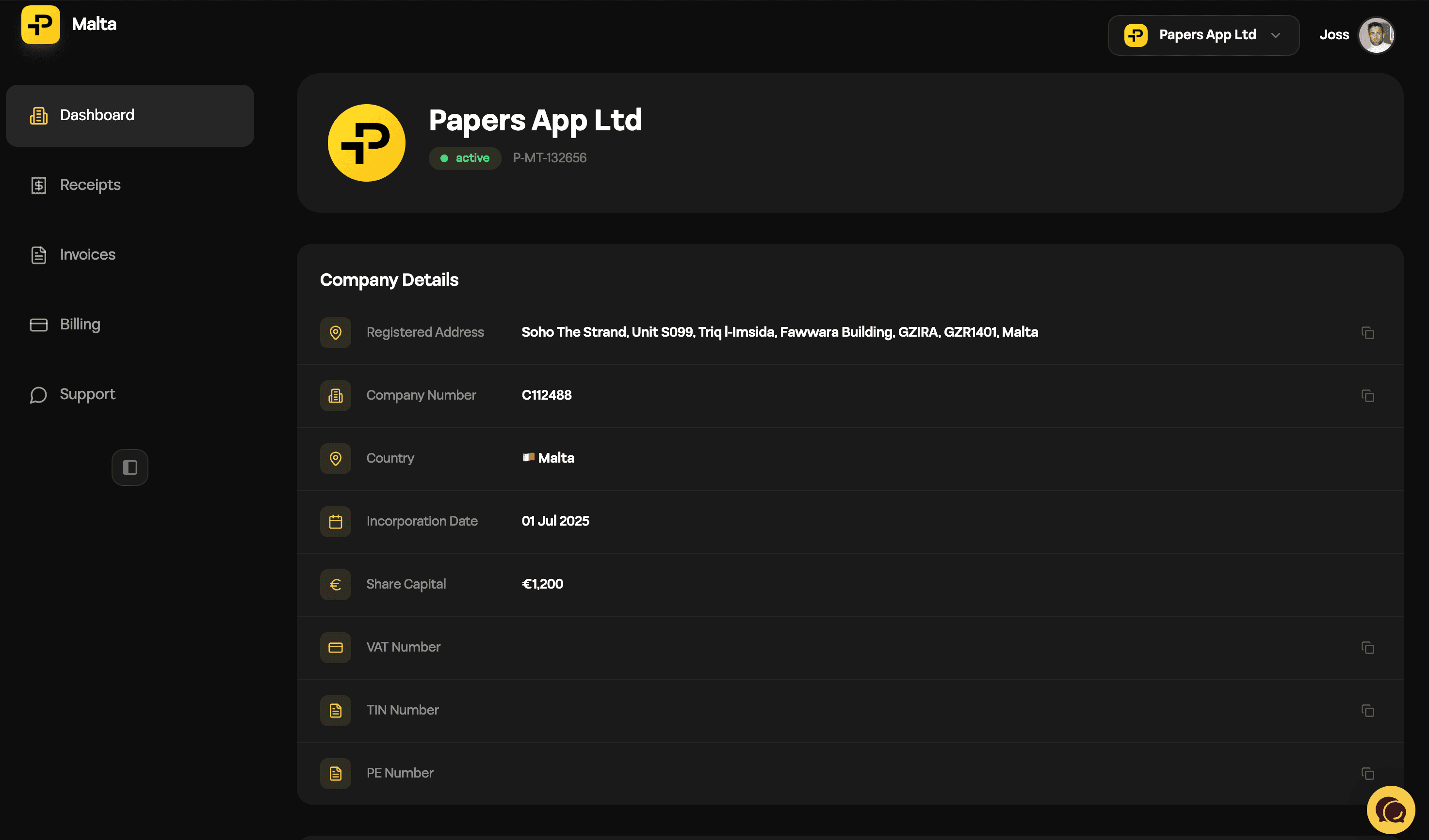 Tauler Papers.ad - Dades de la empresa