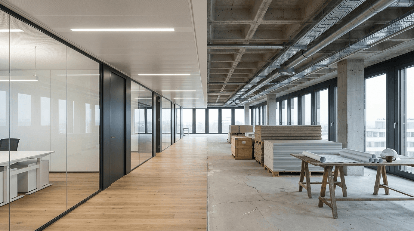 Mieterausbau Büro Leitfaden — Planung, Kosten und Vergabe