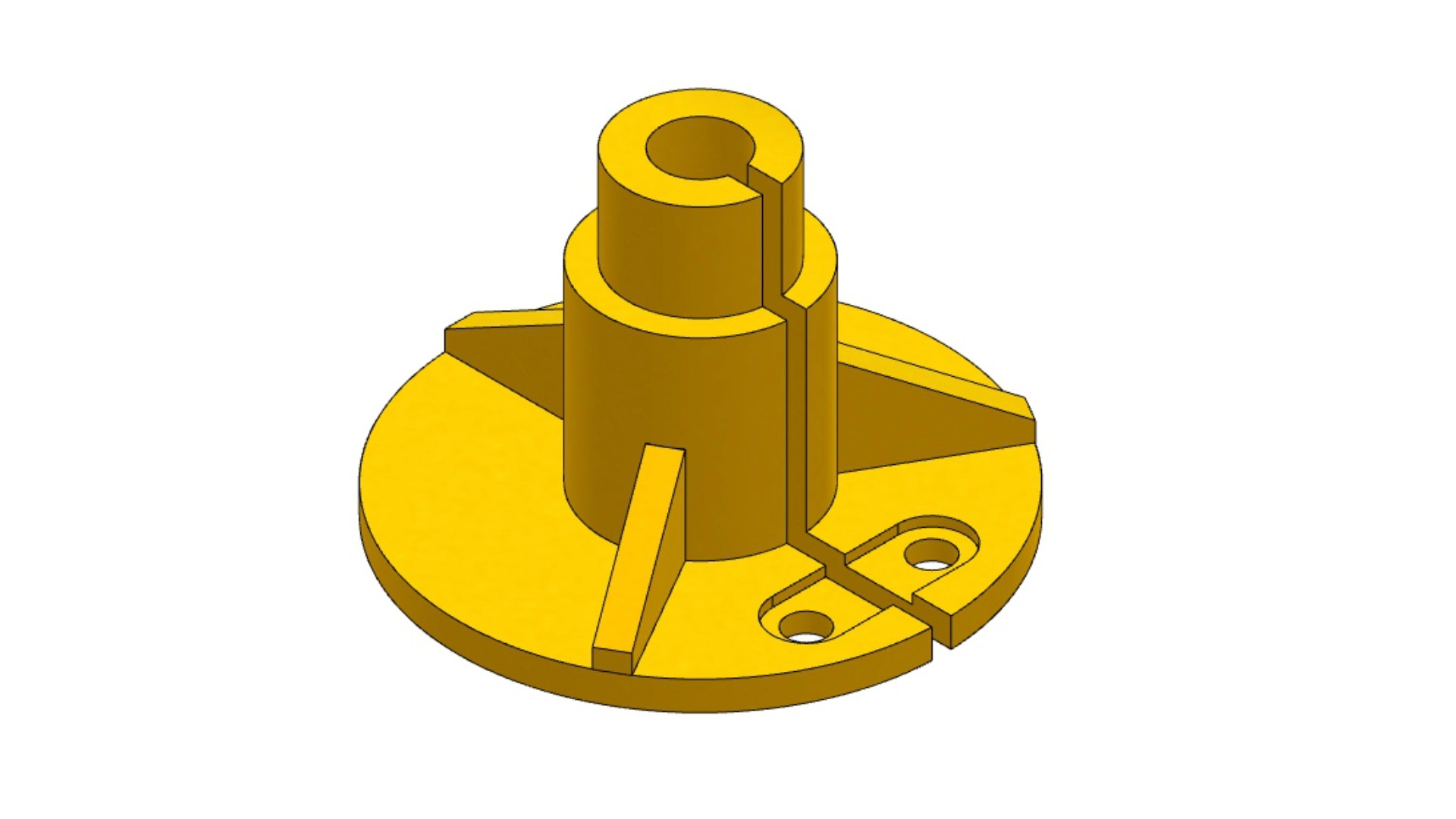 immagine di un supporto flangiato per albero