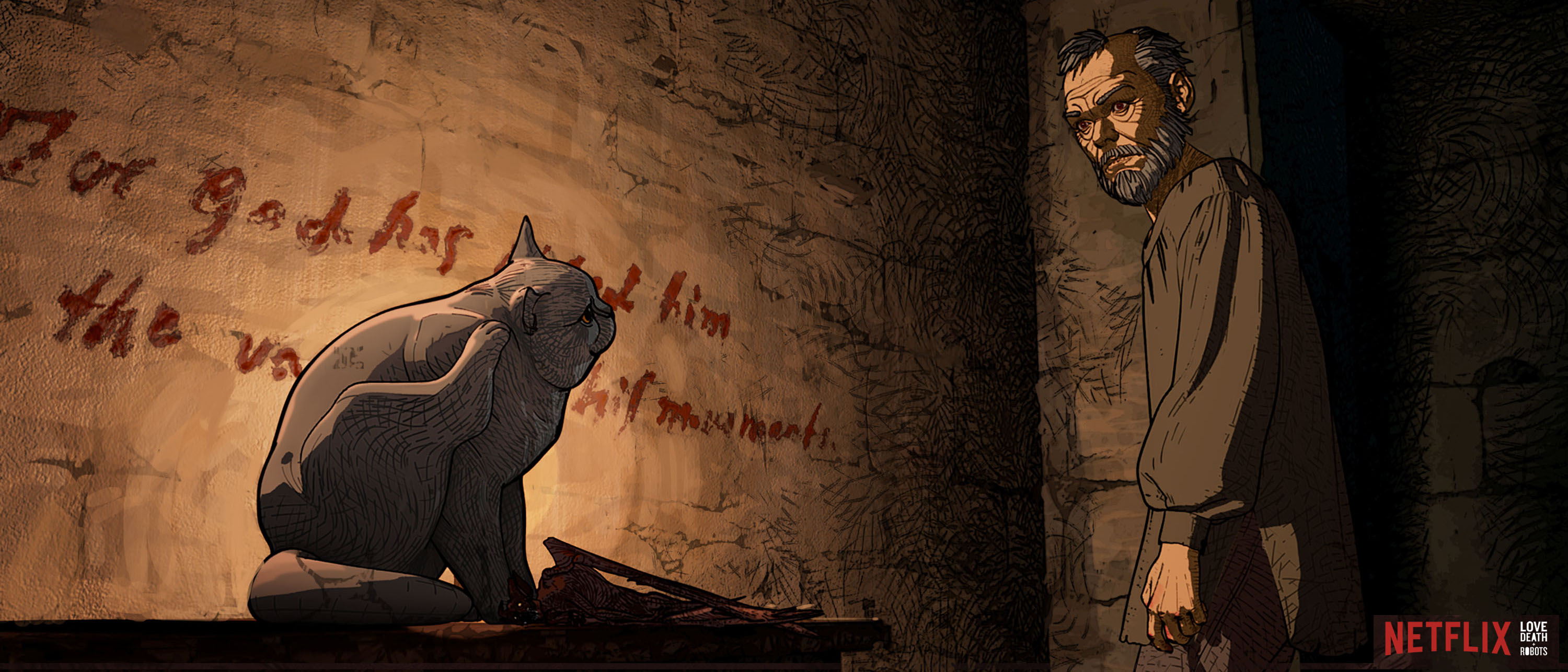 For He Can Creep visual development – final scene design with cohesive painterly aesthetic