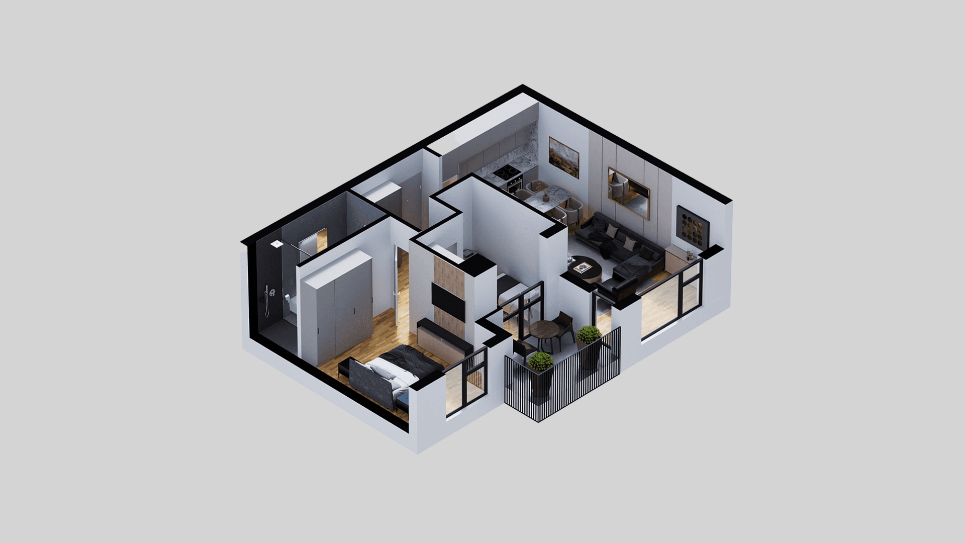 balcony apartments filled with plants