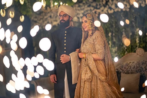 Professional wedding photographer in Lahore covering a grand wedding event