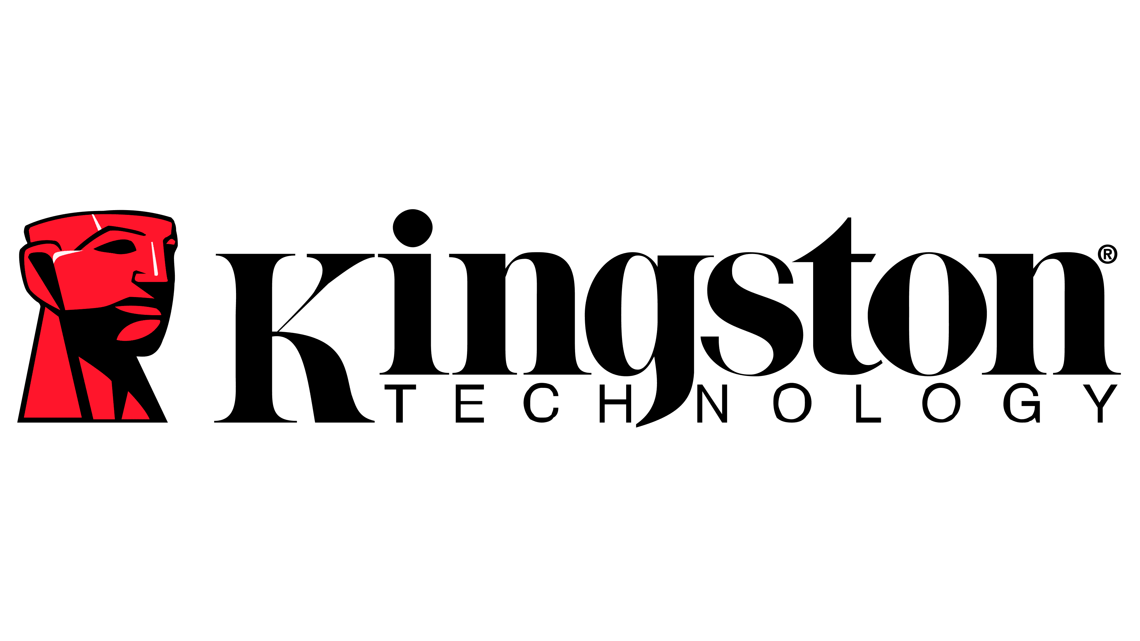 Kingston Technology logo displayed on a black background, representing premium memory and storage solutions for the best gaming PCs, top-tier gaming builds of 2023, budget gaming PC components, and professional-grade systems. Ideal for high-performance PCs and complete builds featuring the latest SSDs and RAM for gaming and machine learning applications.