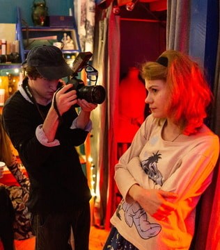 Rezes Dominika a Budapesti Skizo előadásunkban.