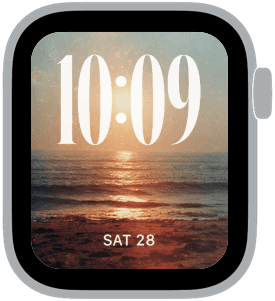sunburnt Apple Watch face preview 5 featuring 4th of july and summer.