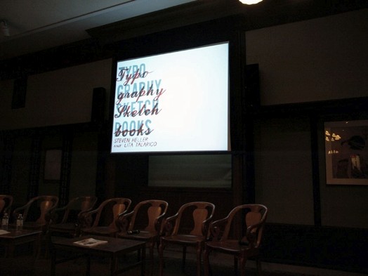 typography sketch book presentation