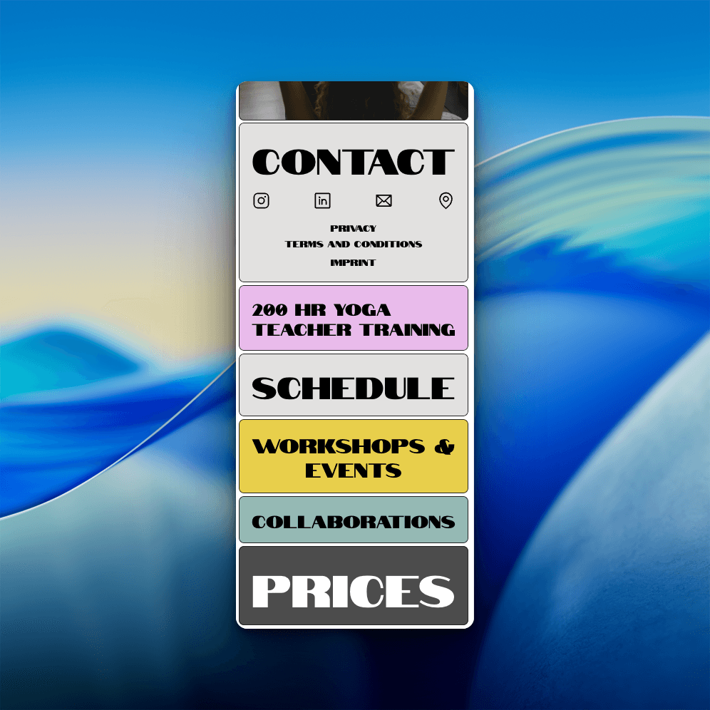 Scrrenshot Mobile version Landing page bottom