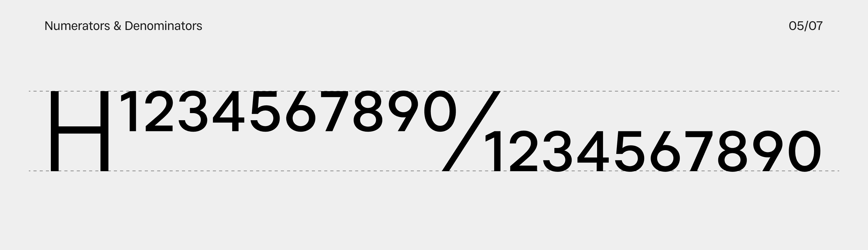 Fractions used in Lader type family