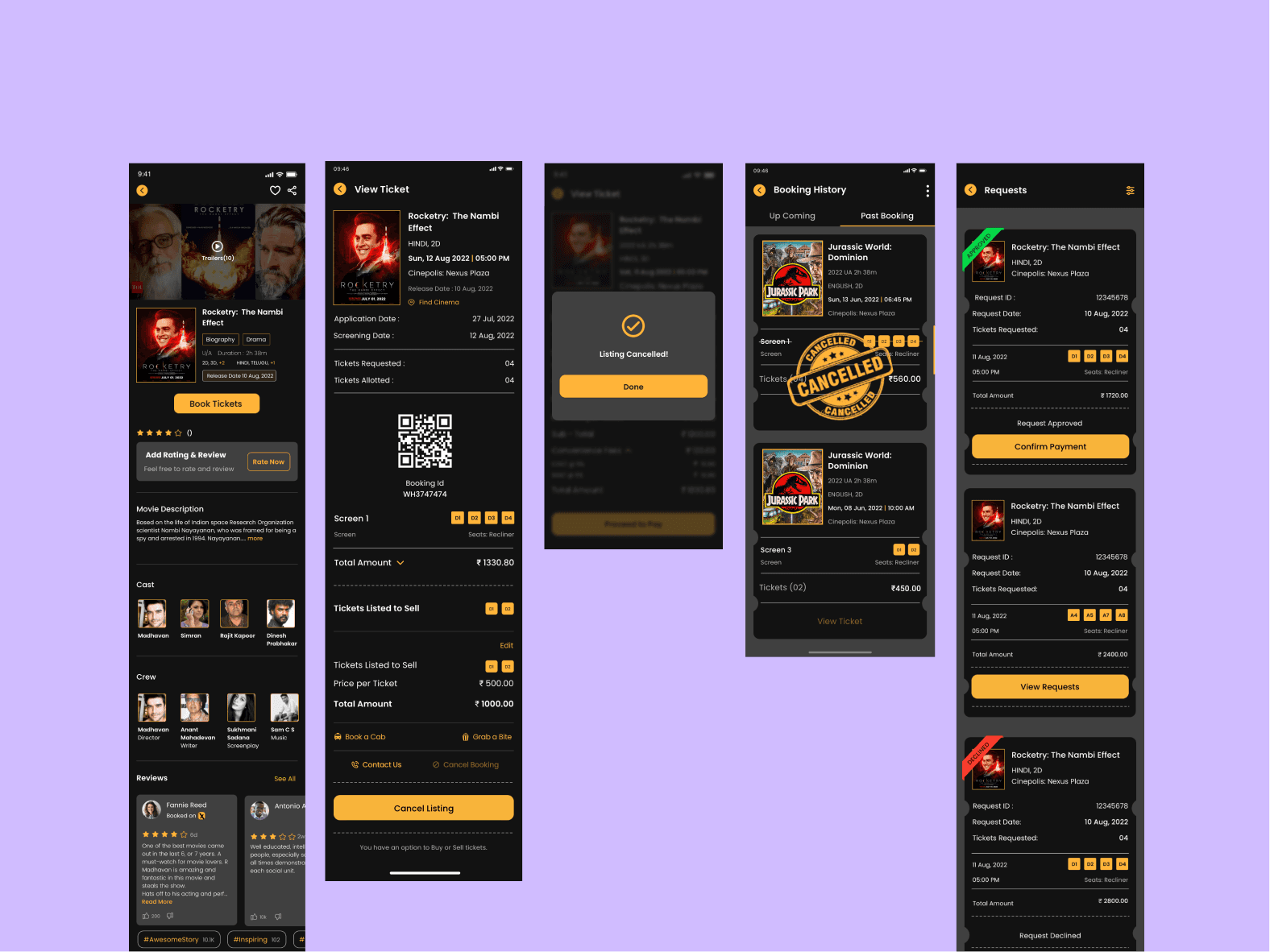 Homescreen with open bottom drawer