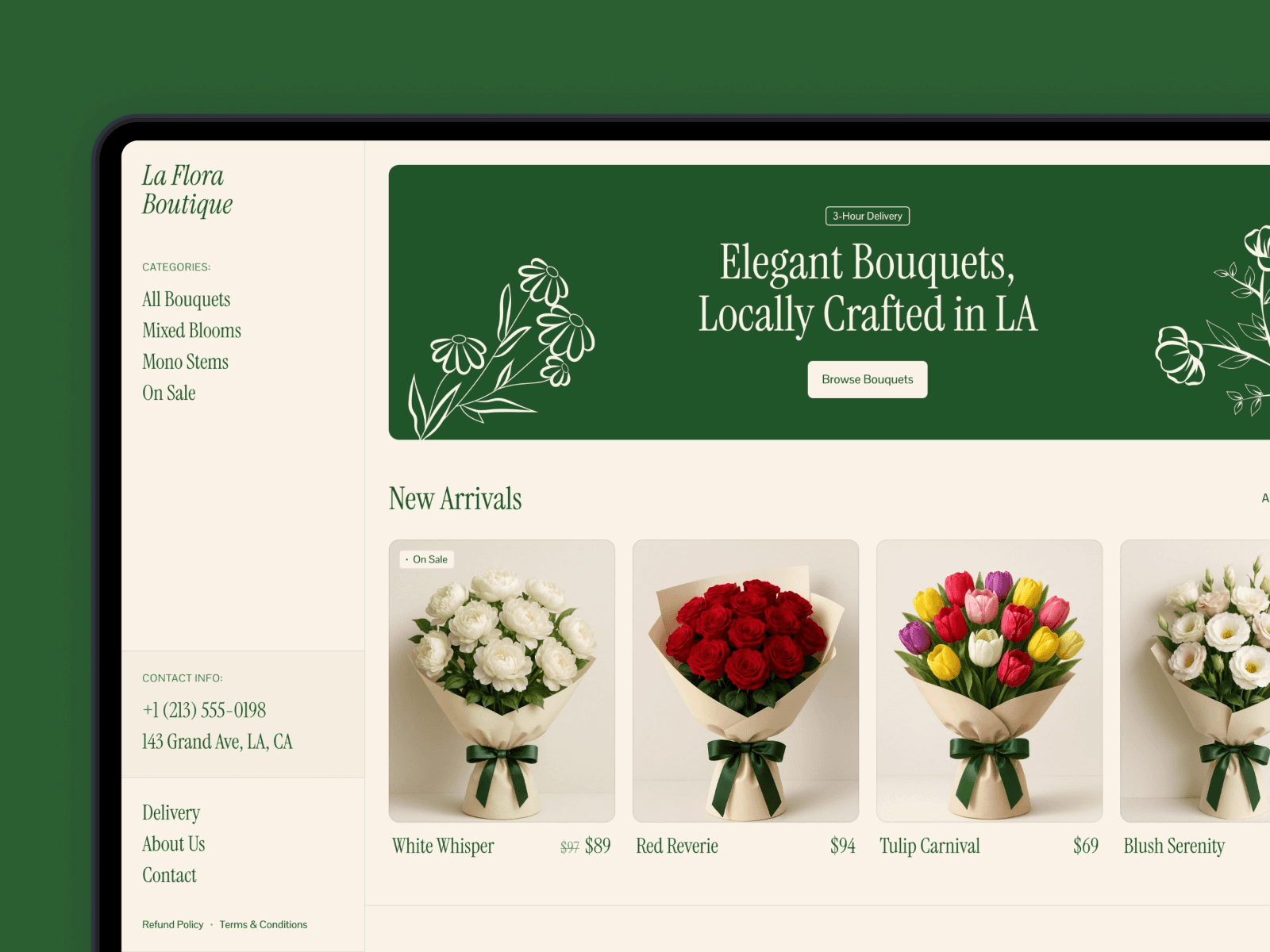 Top 19 Ecommerce Website Templates - LaFlora