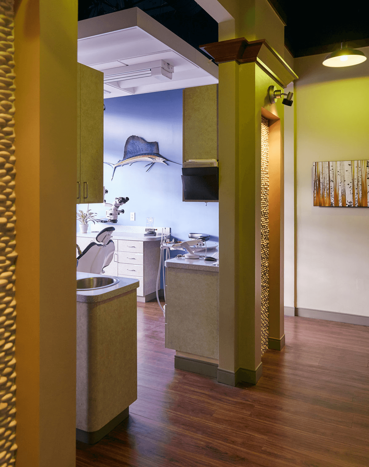 Treatment room at Boulder Dental Arts